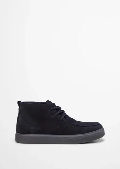 Ankle-Boot Model Zen aus geöltem Veloursleder
