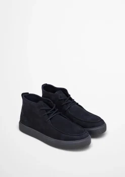 Ankle-Boot Model Zen aus geöltem Veloursleder