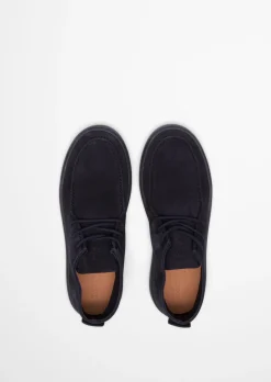 Ankle-Boot Model Zen aus geöltem Veloursleder