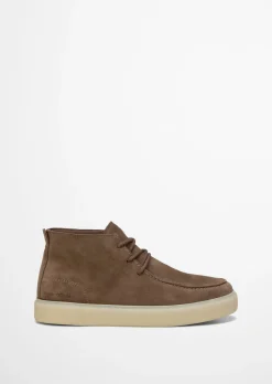 Ankle-Boot Model Zen aus geöltem Veloursleder