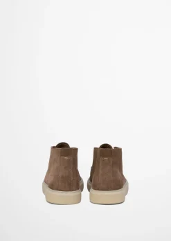 Ankle-Boot Model Zen aus geöltem Veloursleder