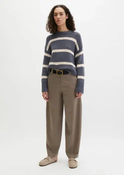 Anzughose im Barrel-Stil tapered aus Premium TENCEL™ Lyocell