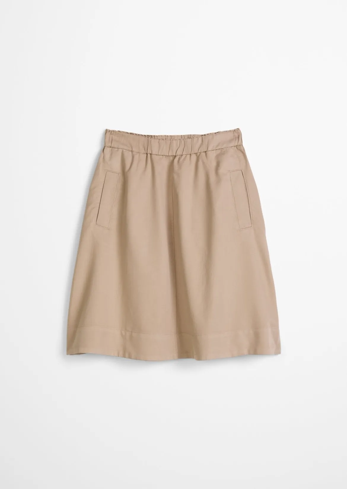 Ausgestellter Rock aus Organic Cotton-Lyocell-Leinen-Mix