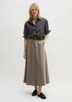 Ausgestellter Rock aus Premium TENCEL™ Lyocell