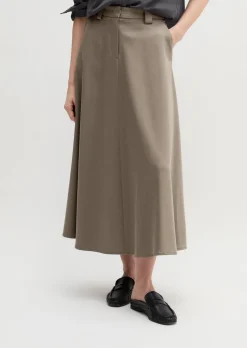 Ausgestellter Rock aus Premium TENCEL™ Lyocell
