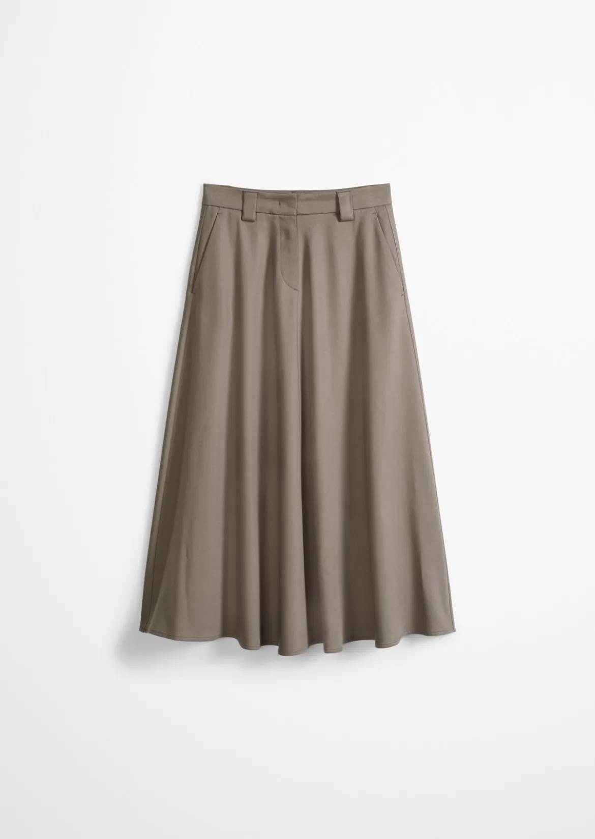Ausgestellter Rock aus Premium TENCEL™ Lyocell
