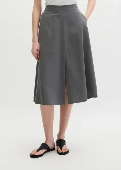 Ausgestellter Rock aus TENCEL™ Lyocell