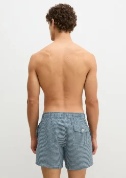 Badesshorts mit angenehmer Seersucker-Struktur