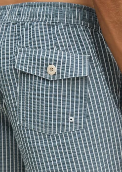 Badesshorts mit angenehmer Seersucker-Struktur