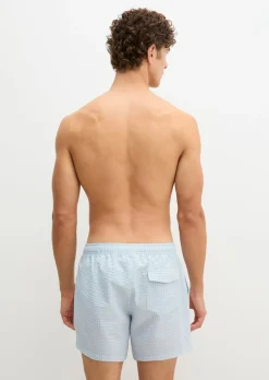 Badesshorts mit angenehmer Seersucker-Struktur