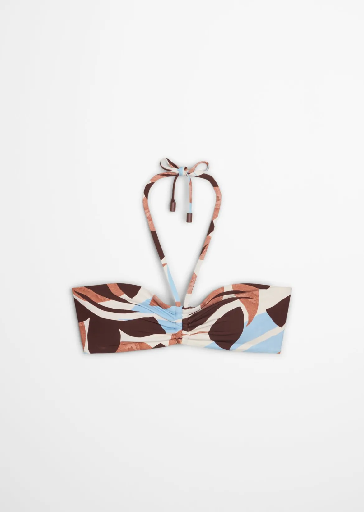 Bandeau-Bikini-Top aus recyceltem Material
