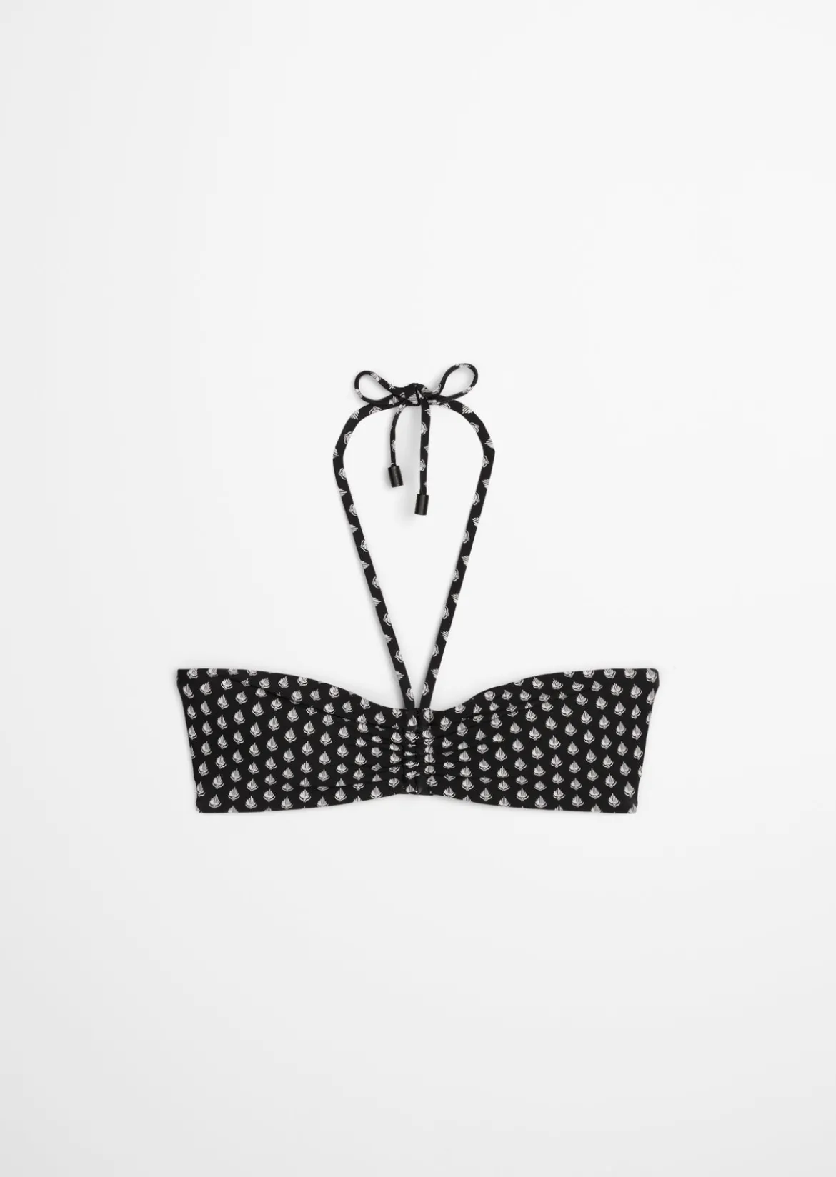 Bandeau-Bikini-Top aus recyceltem Material