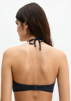 Bandeau-Bikini-Top aus recyceltem Material