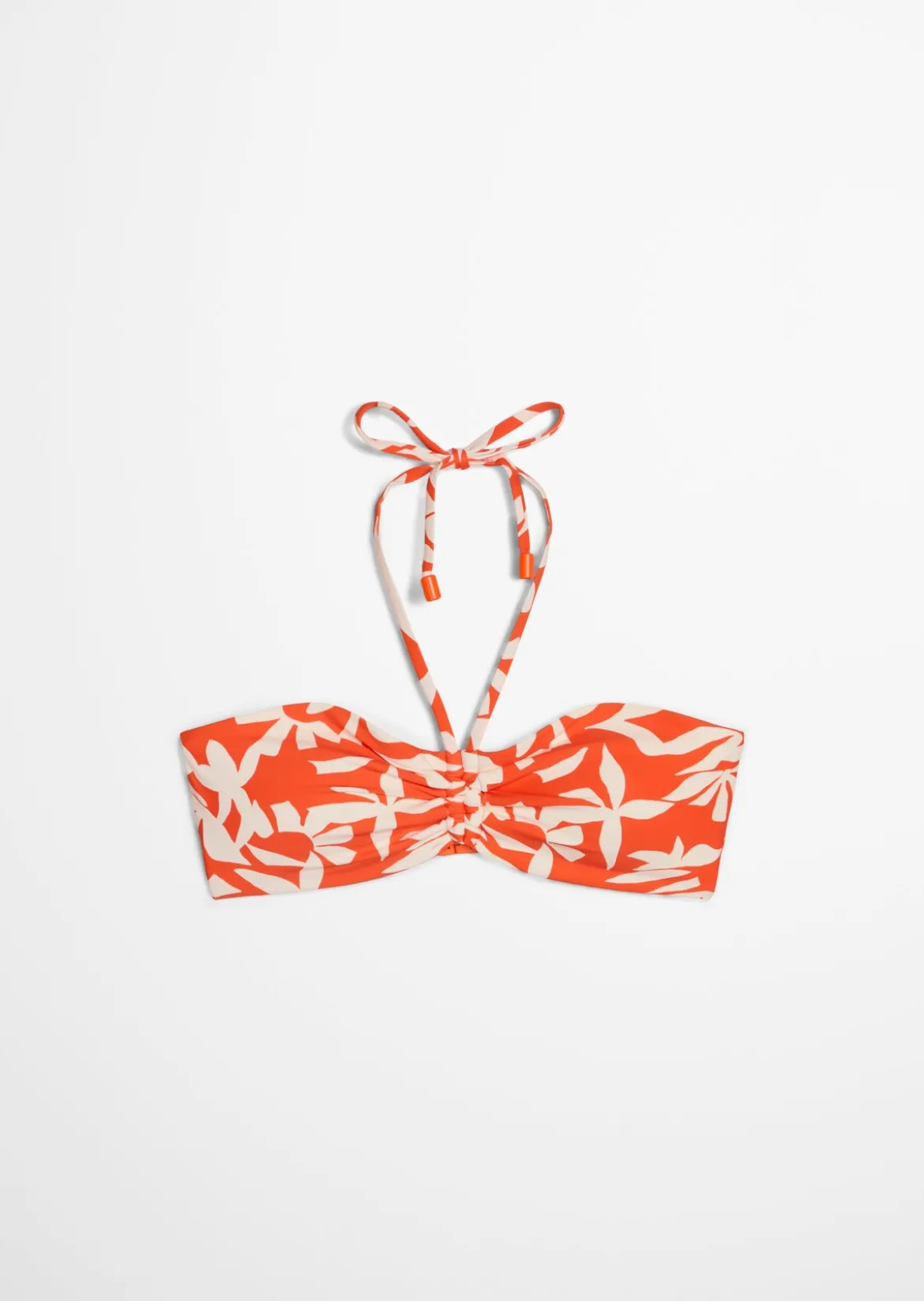 Bandeau-Bikini-Top aus recyceltem Material