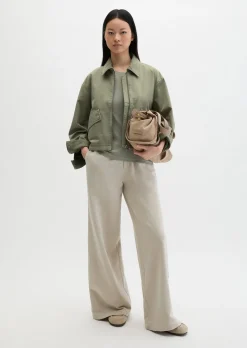 Barnjacket regular garment-dyed aus Organic Cotton-Twill