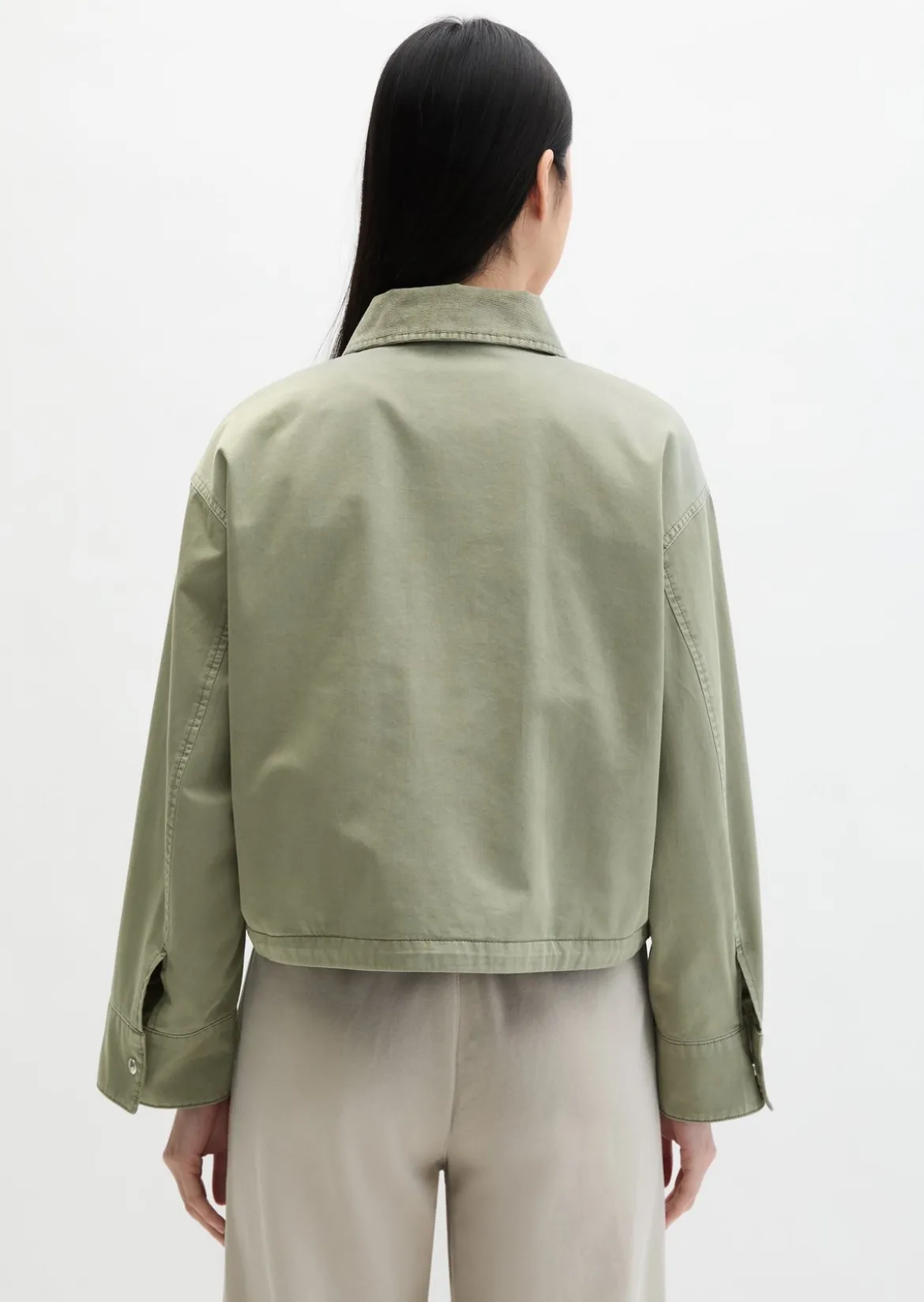 Barnjacket regular garment-dyed aus Organic Cotton-Twill