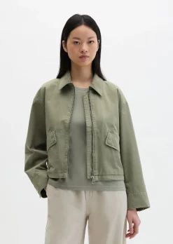 Barnjacket regular garment-dyed aus Organic Cotton-Twill