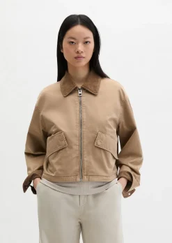 Barnjacket regular garment-dyed aus Organic Cotton-Twill