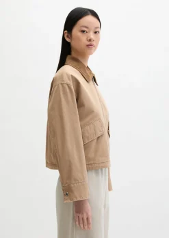 Barnjacket regular garment-dyed aus Organic Cotton-Twill