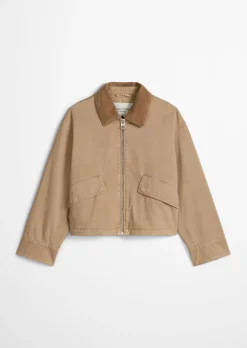 Barnjacket regular garment-dyed aus Organic Cotton-Twill