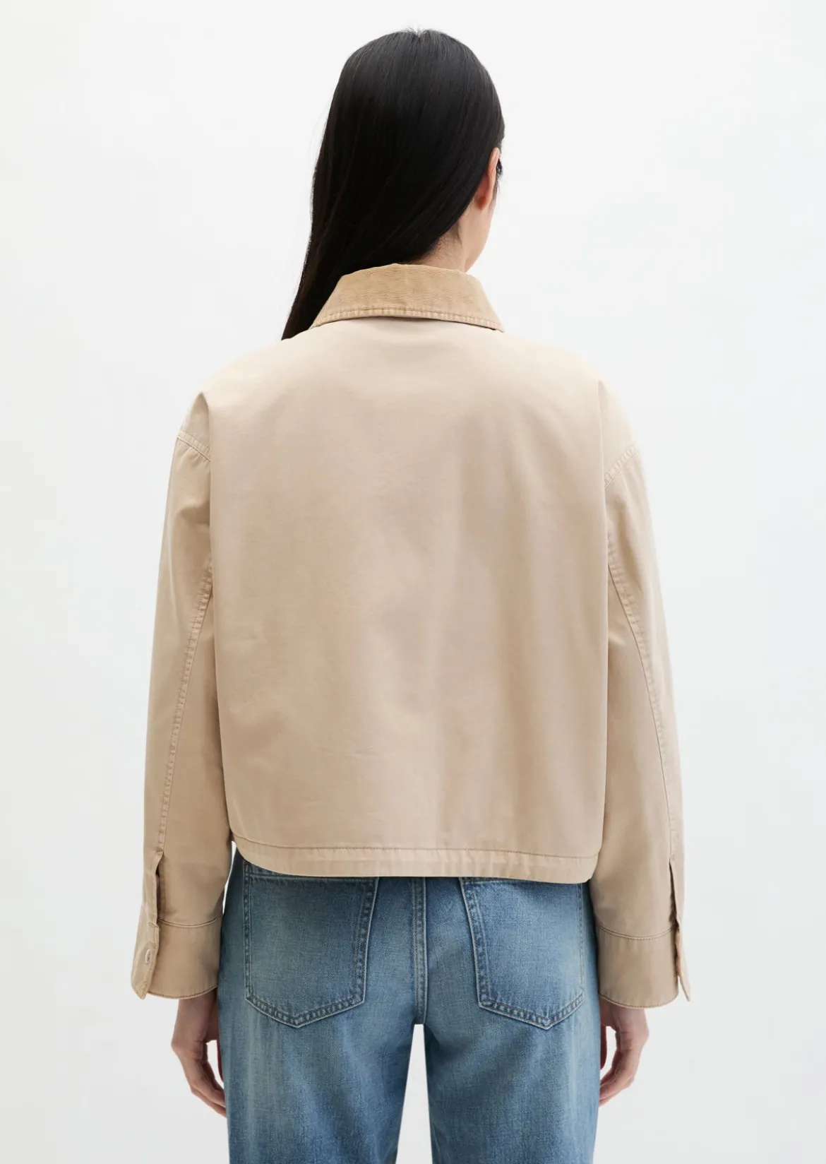 Barnjacket regular garment-dyed aus Organic Cotton-Twill