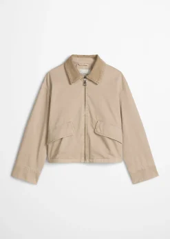 Barnjacket regular garment-dyed aus Organic Cotton-Twill