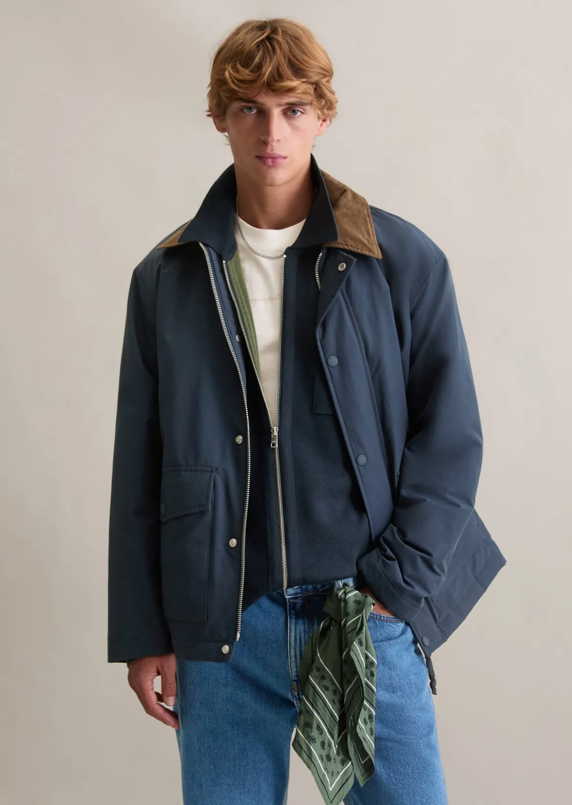 Barnjacket regular wasserabweisend und leicht wattiert