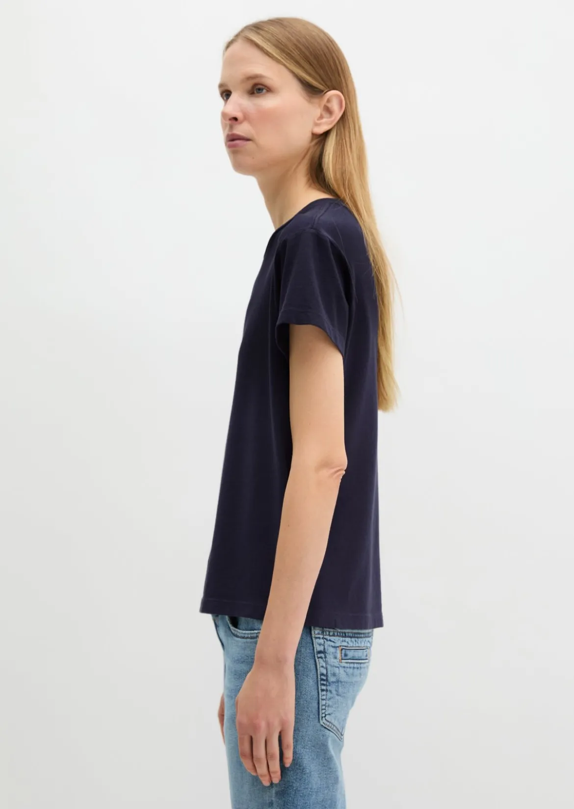 Basic-T-Shirt loose aus Organic Cotton
