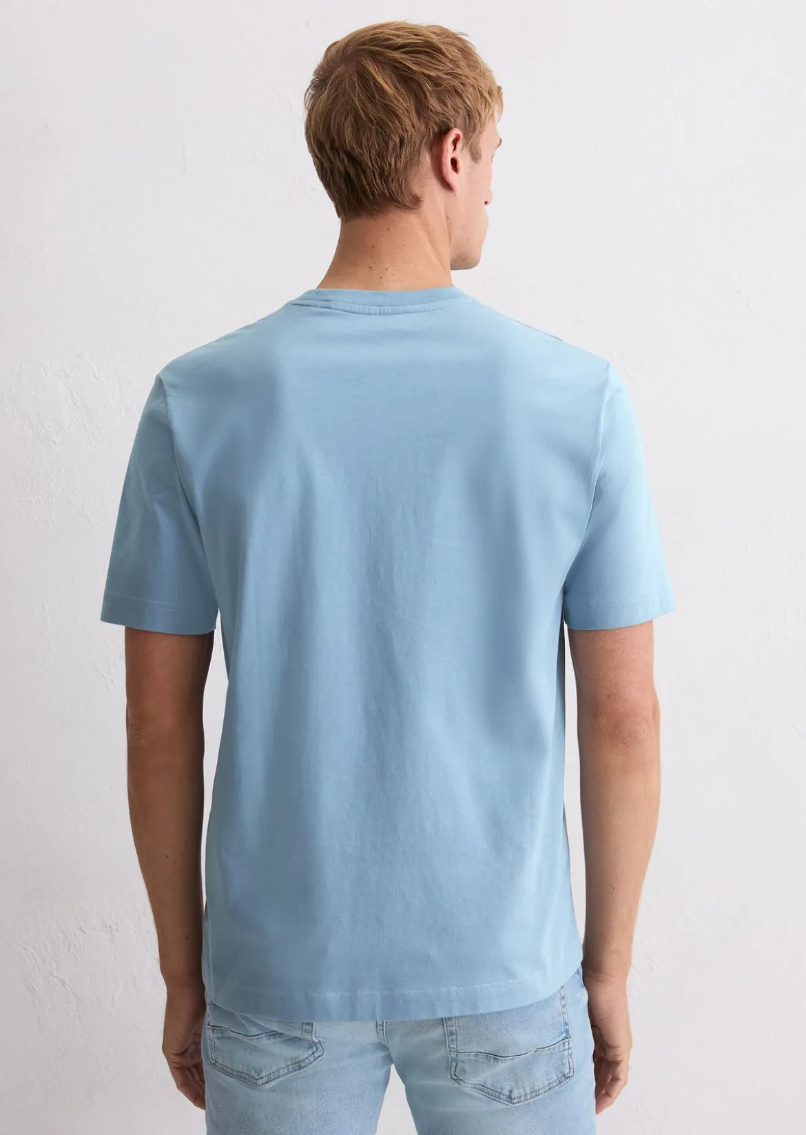 Basic-T-Shirt regular aus reiner Bio-Baumwolle