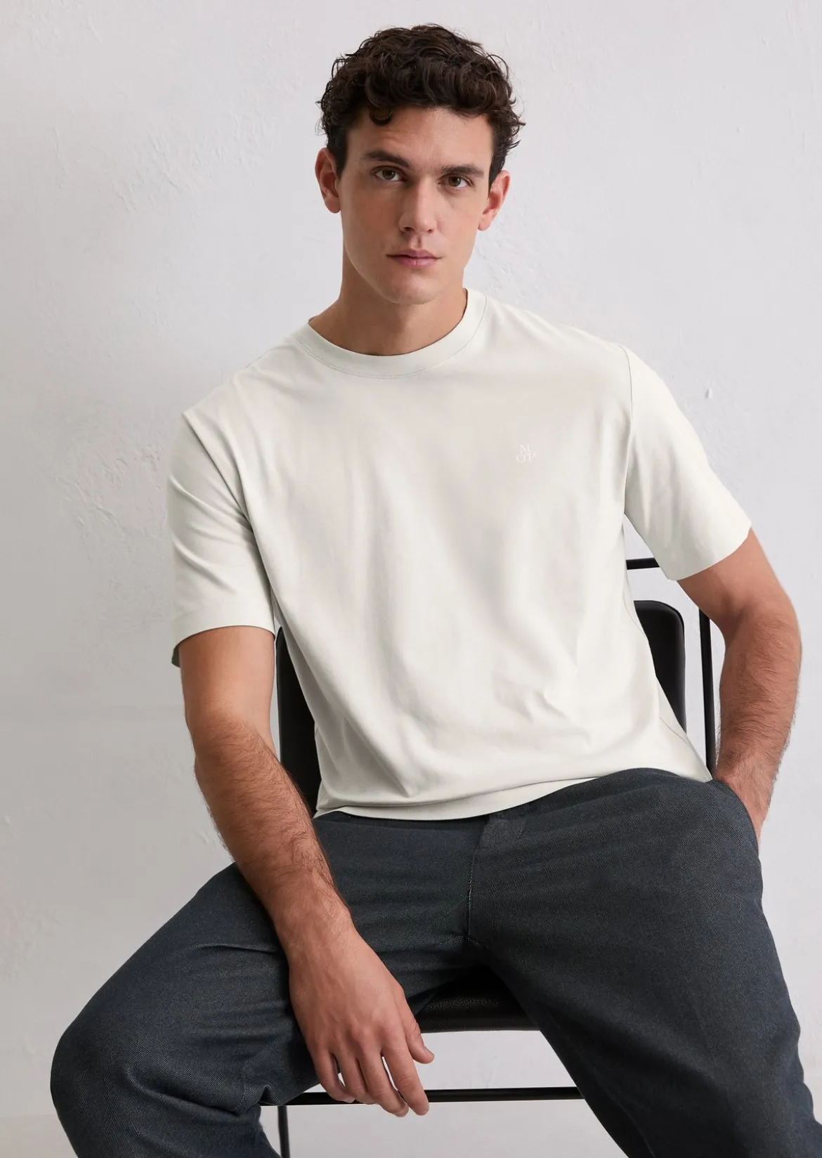 Basic-T-Shirt regular aus reiner Bio-Baumwolle