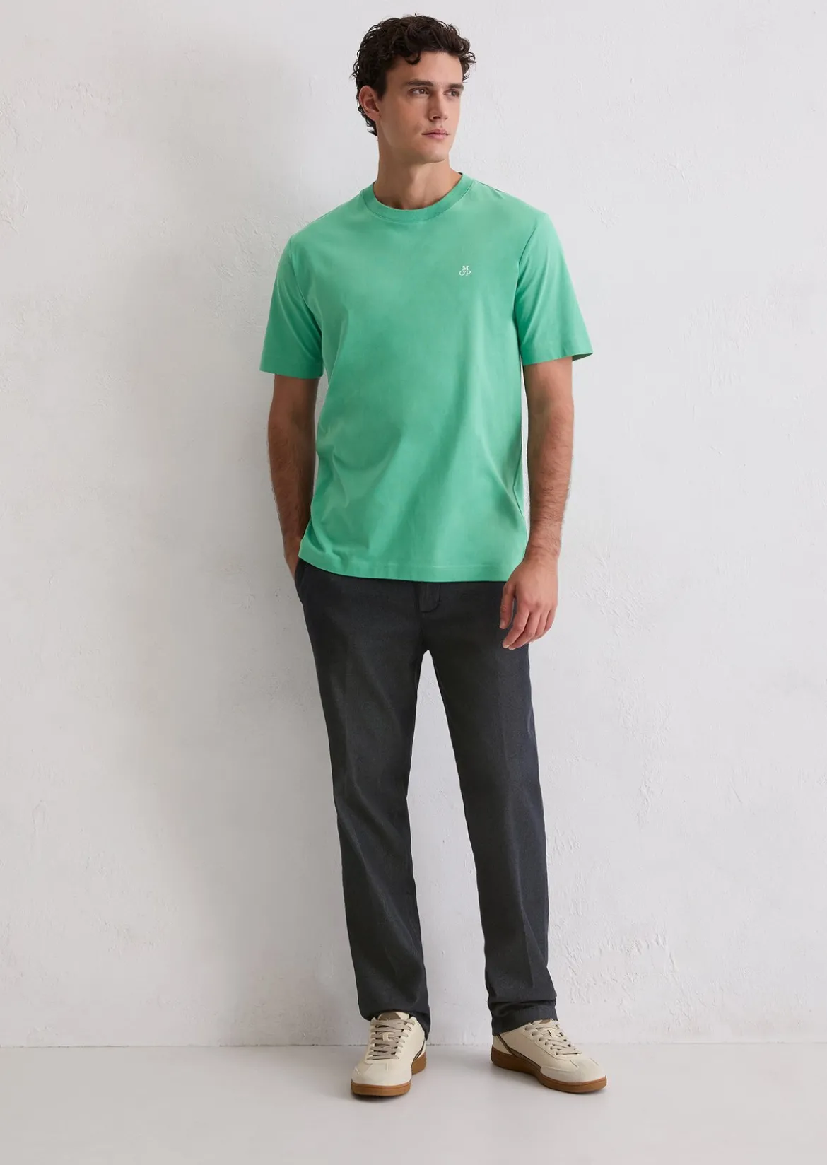 Basic-T-Shirt regular aus reiner Bio-Baumwolle