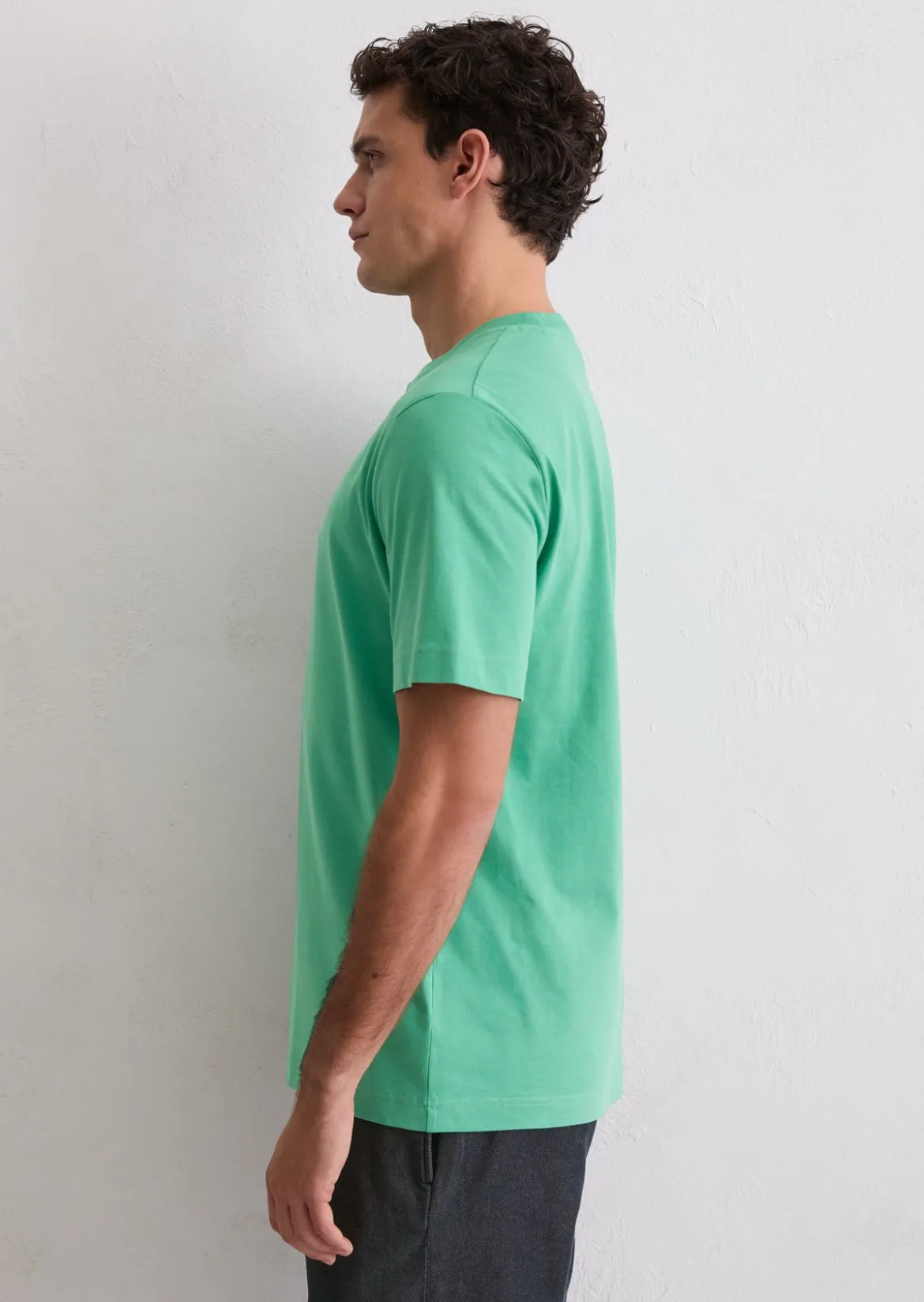Basic-T-Shirt regular aus reiner Bio-Baumwolle