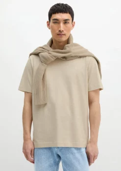 Basic-T-Shirt regular aus reiner Bio-Baumwolle