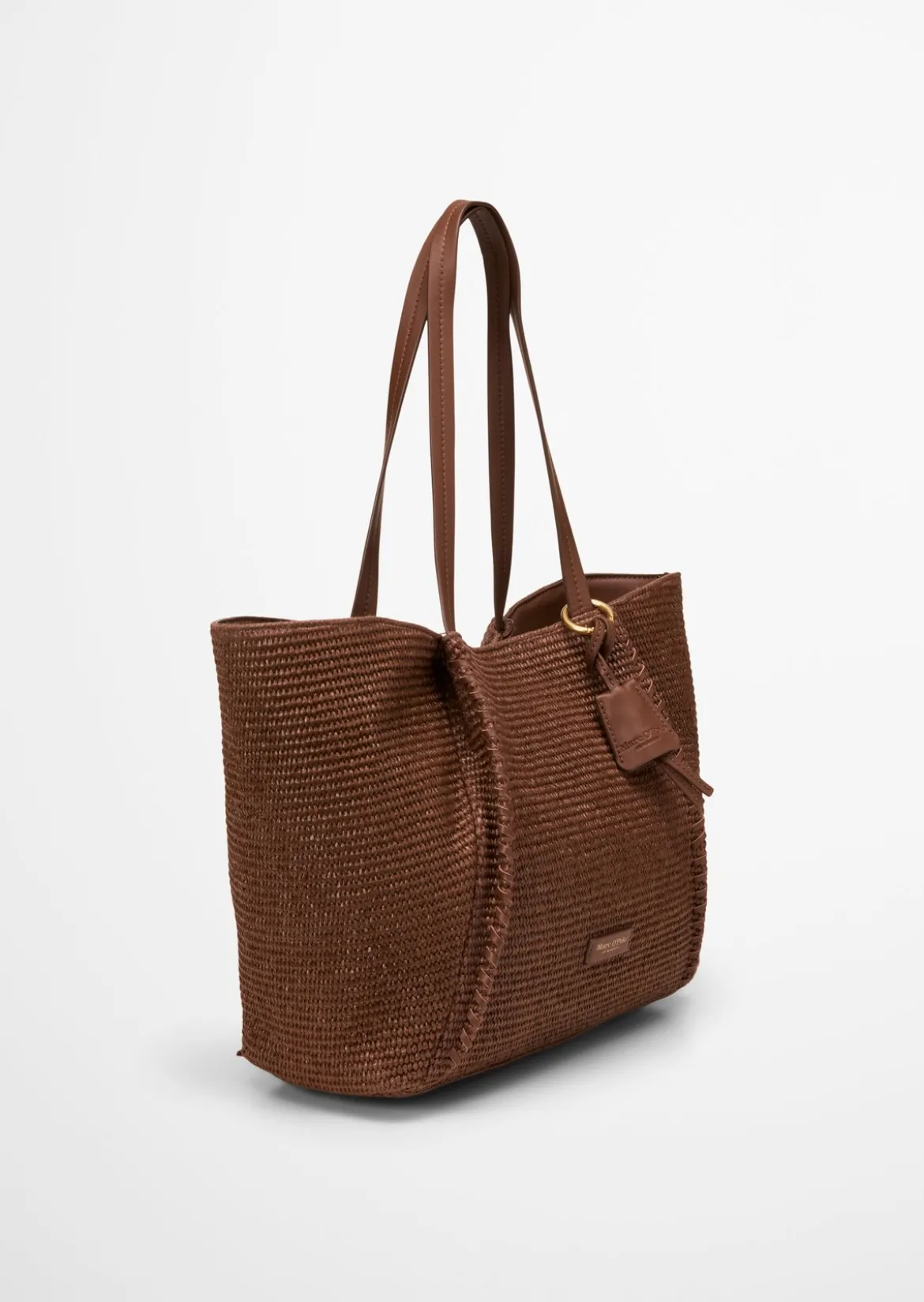 Bast-Shopper large mit edlen Echtleder-Details