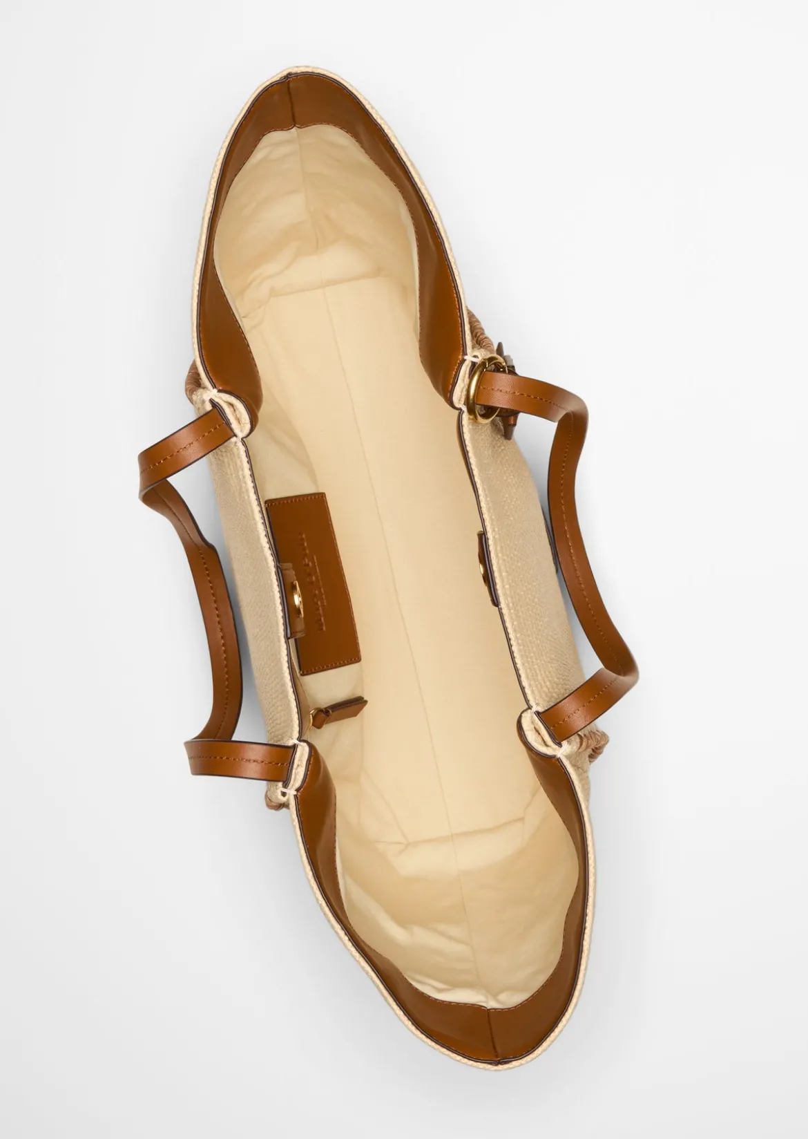 Bast-Shopper large mit edlen Echtleder-Details