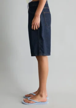 Bermuda Model Jonnda relaxed aus Rigid Denim ohne Elasthan