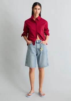 Bermuda-Jeans Model Jonnda relaxed aus Organic-Cotton