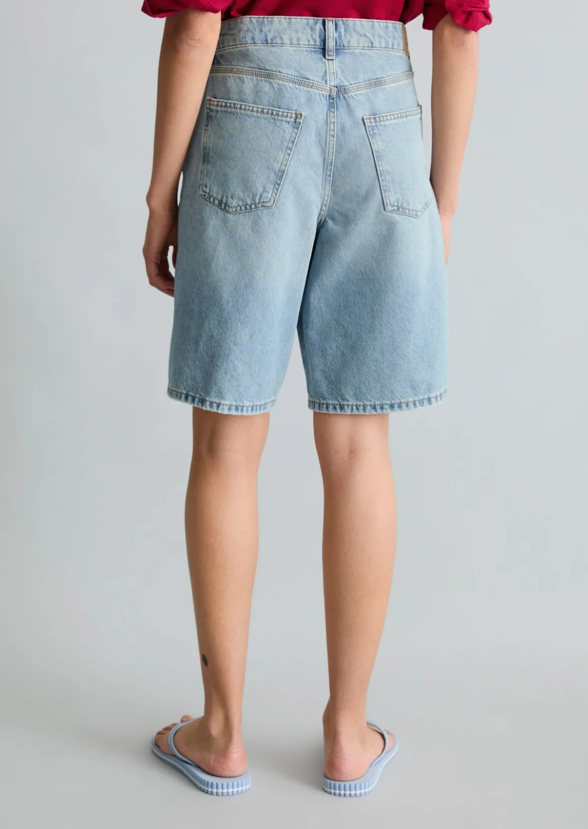 Bermuda-Jeans Model Jonnda relaxed aus Organic-Cotton