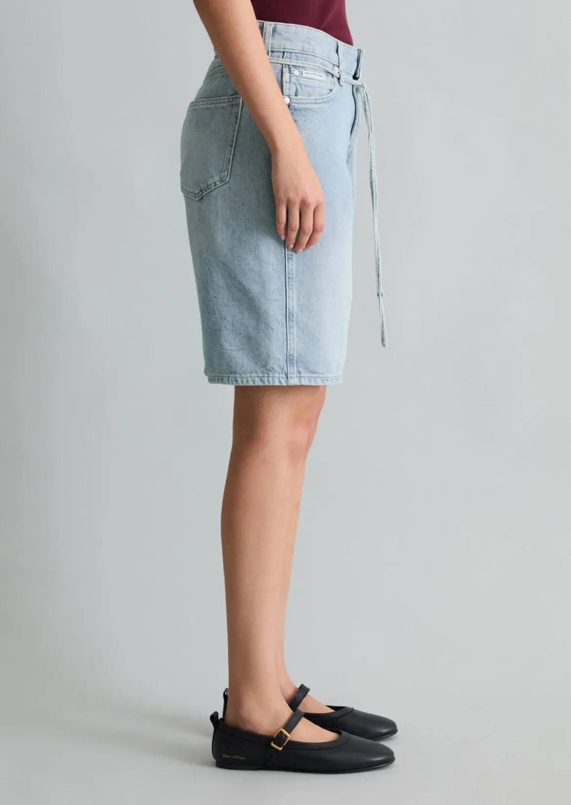 Bermuda-Shorts Model Jonnda aus reiner Baumwolle