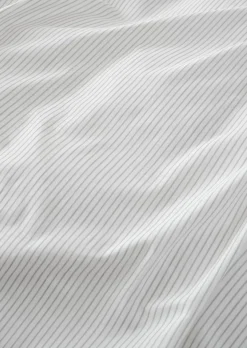 Bettwäsche-Set Model Classic Fine Stripe aus reiner Bio-Baumwolle