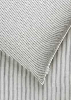 Bettwäsche-Set Model Classic Fine Stripe aus reiner Bio-Baumwolle