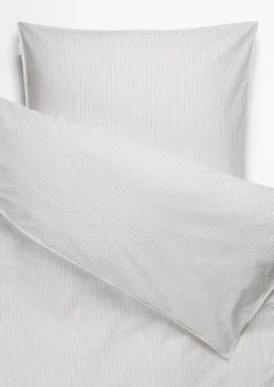 Bettwäsche-Set Model Classic Fine Stripe aus reiner Bio-Baumwolle