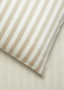 Bettwäsche-Set Model Classic Stripe aus Bio-Baumwoll-Satin