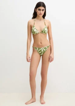 Bikini-Slip mit Beads-Details