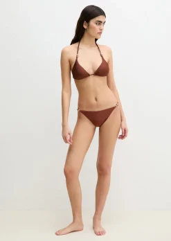 Bikini-Slip mit Beads-Details