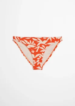 Bikini-Slip mit floralem Print