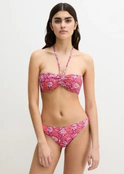 Bikini-Slip mit floralem Print