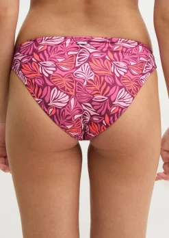 Bikini-Slip mit floralem Print