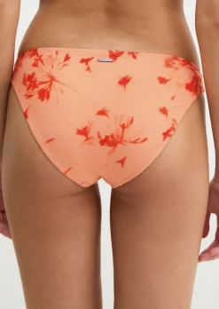 Bikini-Slip mit floralem Print