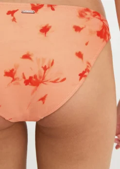 Bikini-Slip mit floralem Print